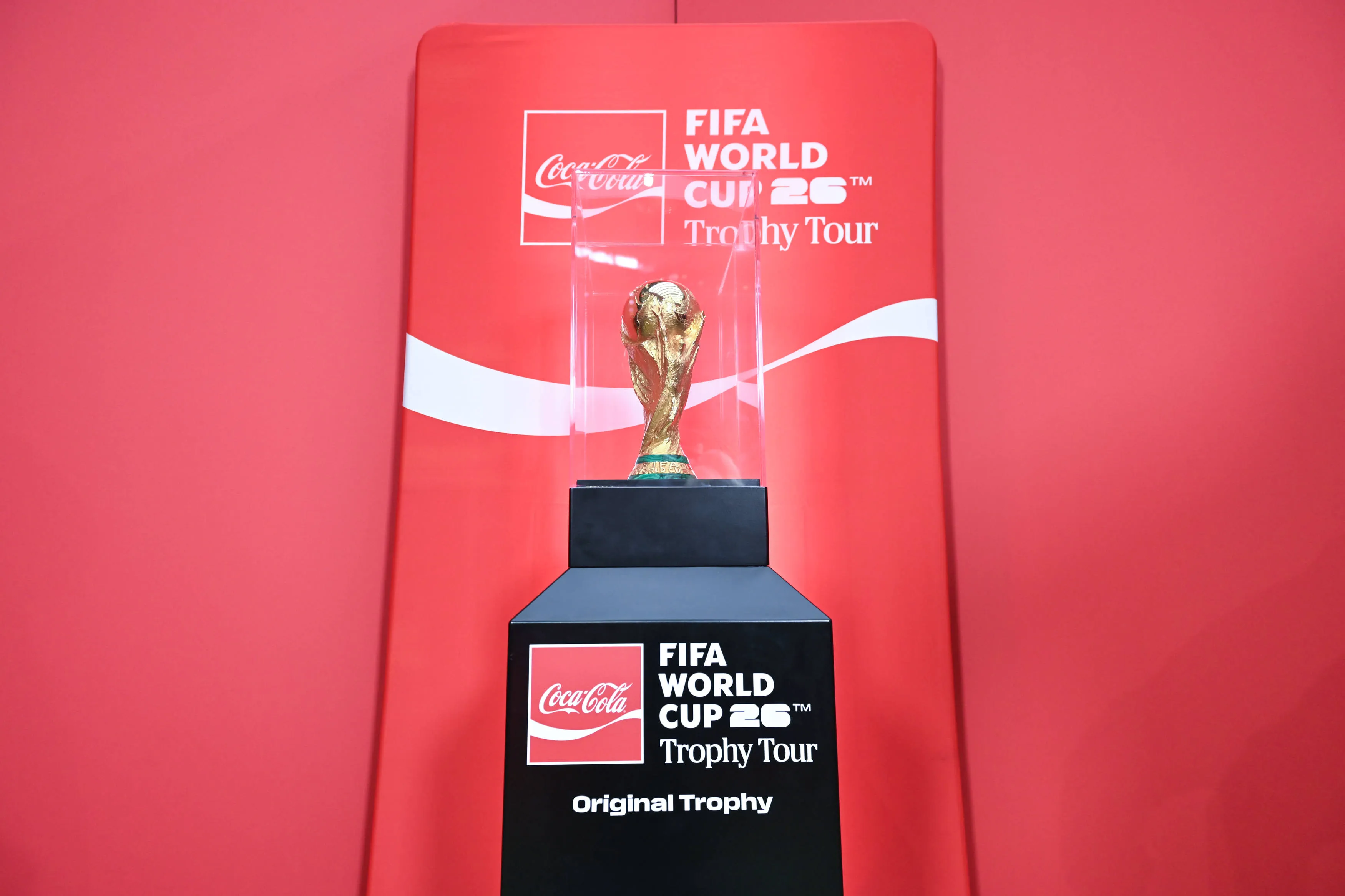 The original 2026 FIFA World Cup trophy