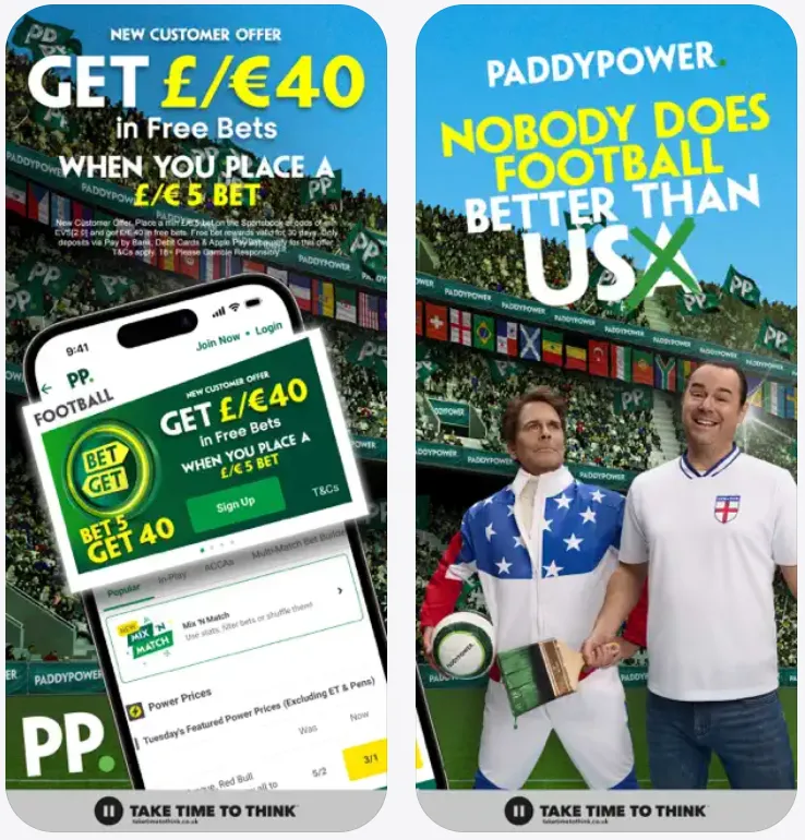 3. Paddy Power football app: Best bet builder (4.5/5)
