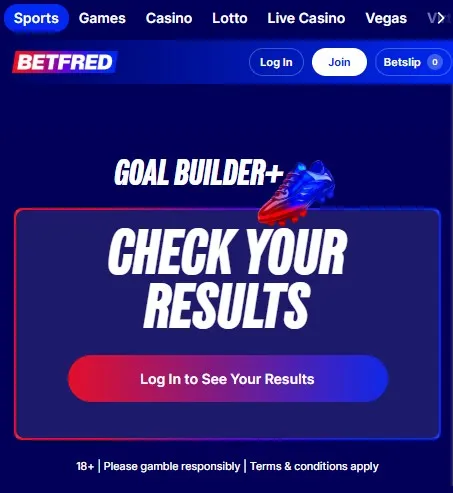 betfred goal builder + free to play game, no deposit required