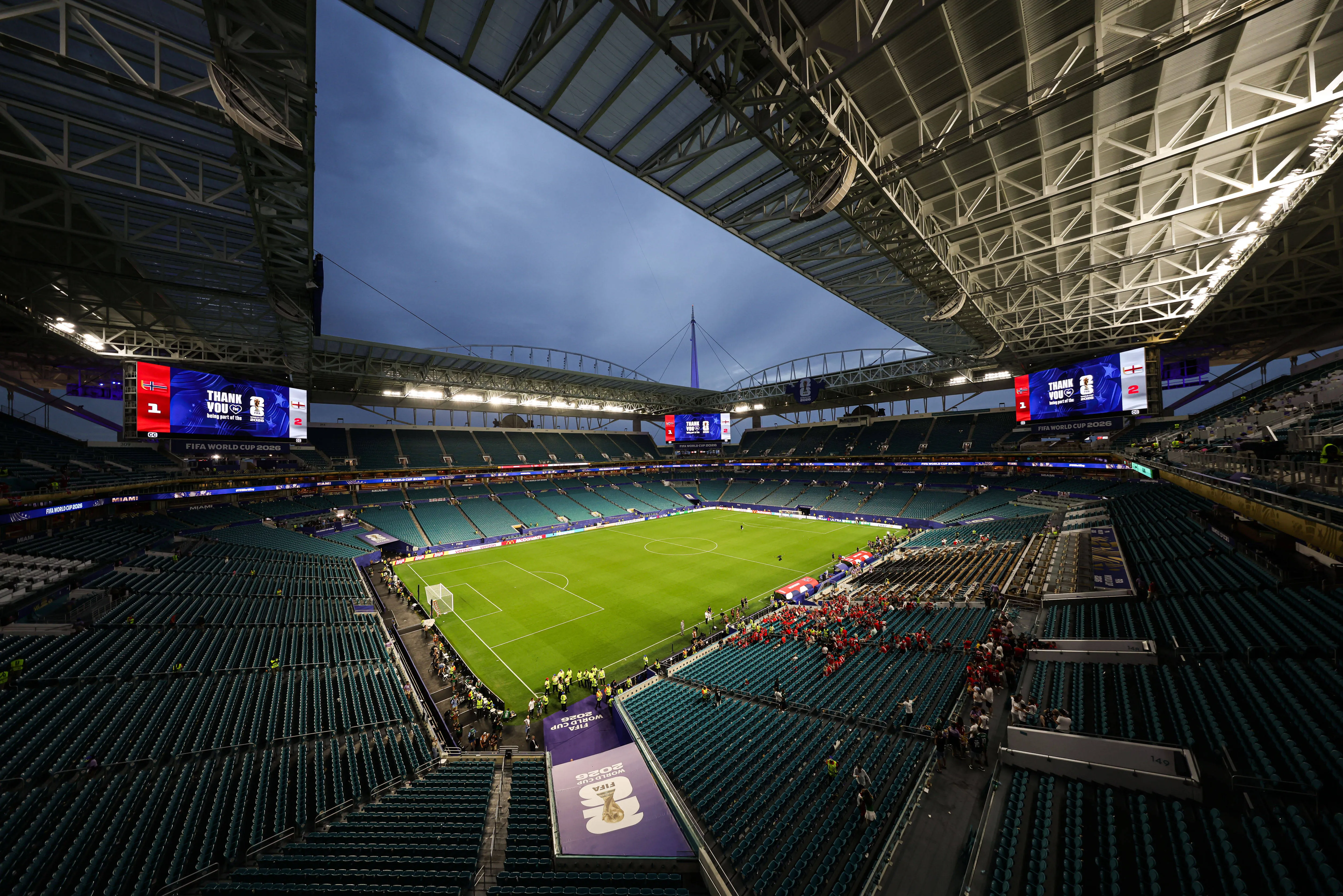 View inside Miami Stadium, where England will return to face France in the third-place playoff