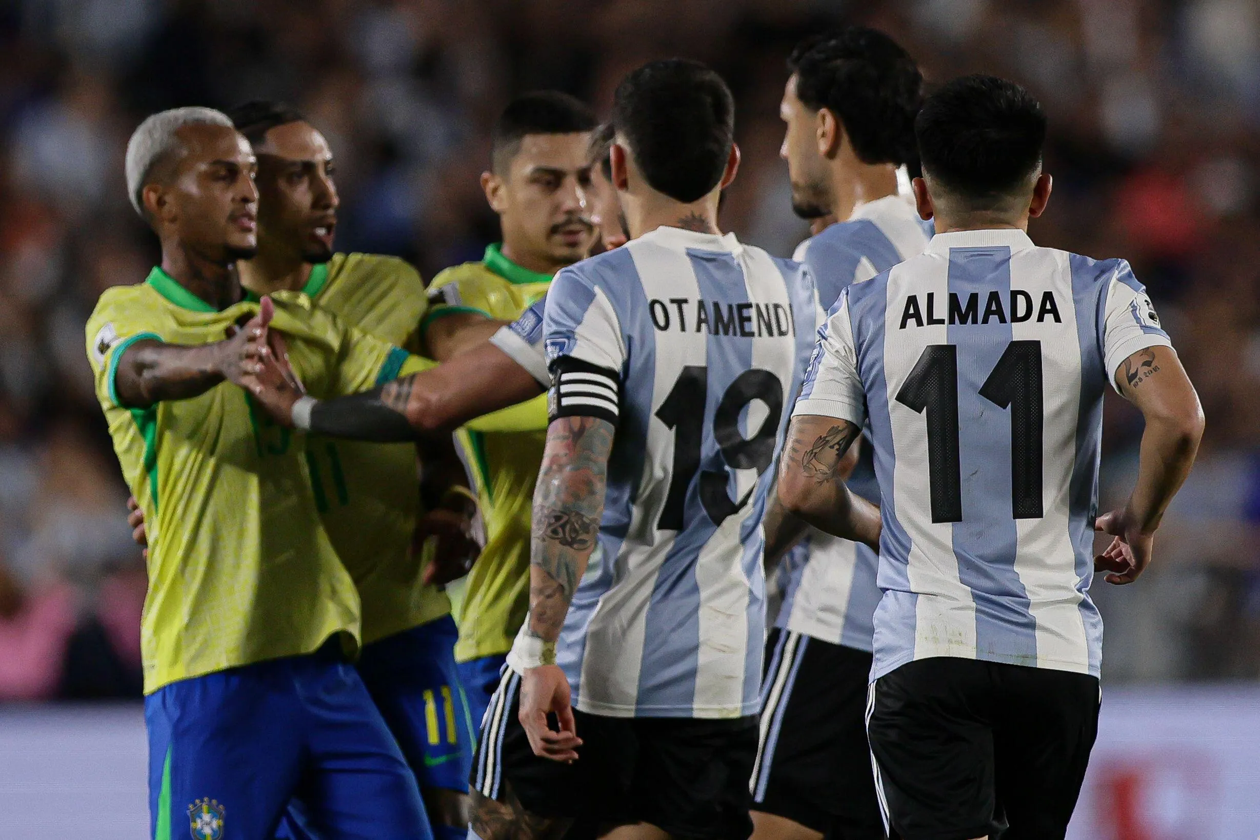 Argentina and Brazil face off in a high-stakes CONMEBOL World Cup qualifier