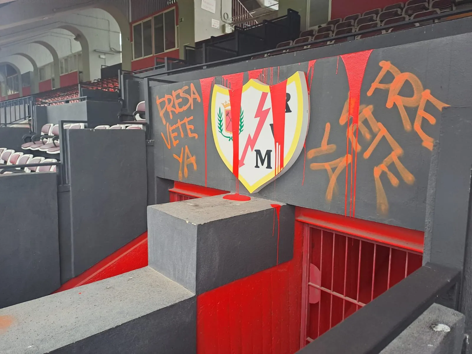 Rayo Vallecano&rsquo;s Estadio de Vallecas return erupts into chaos after vandalism and ultras revolt