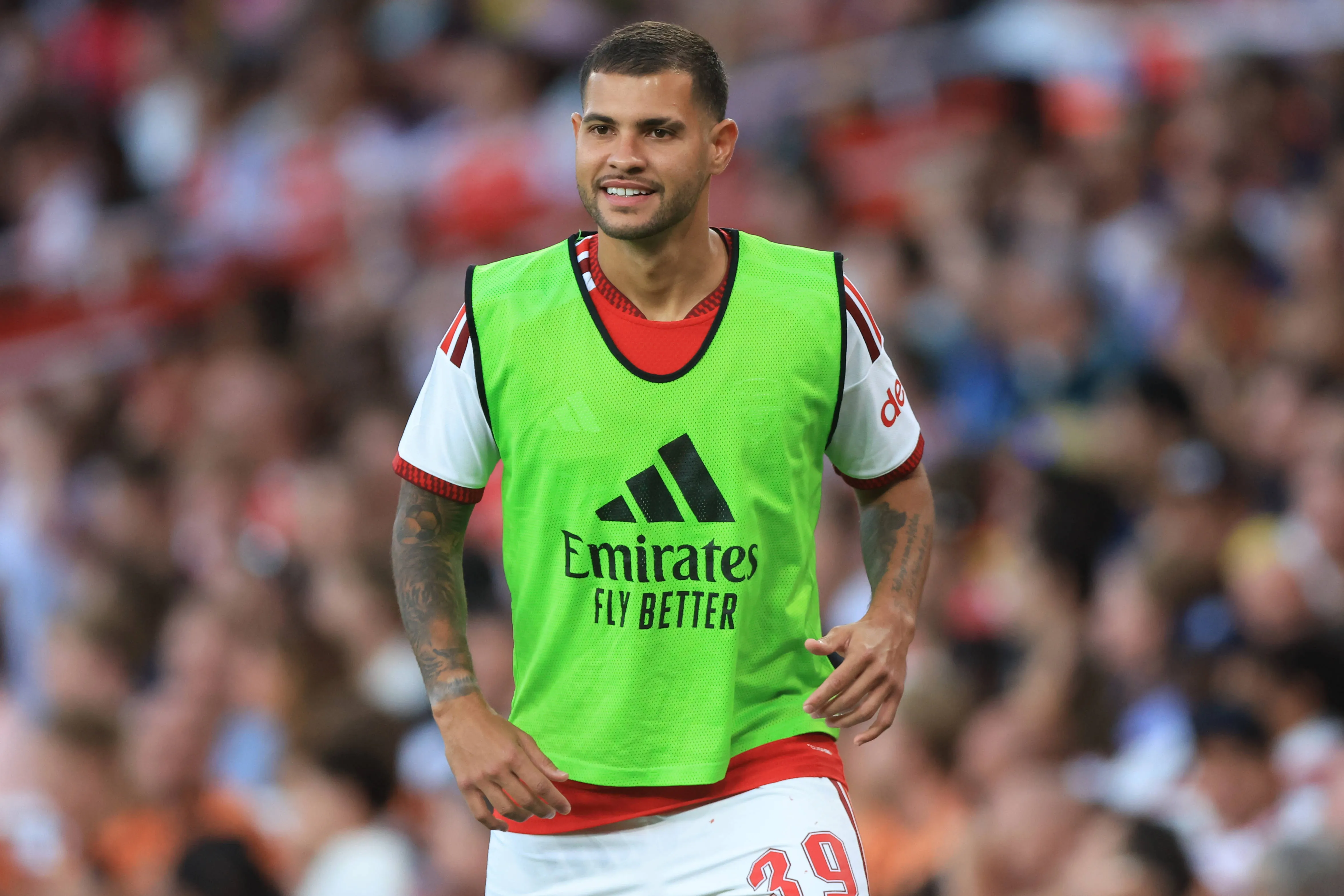 Arsenal fans have already come up with a familiar Bruno Guimaraes chant after pre-season debut