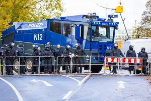 Man with a pickaxe shot by German police at Euro 2024