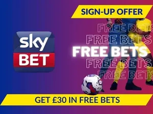 Sky Bet sign up offer 2025: Get £30 free bets
