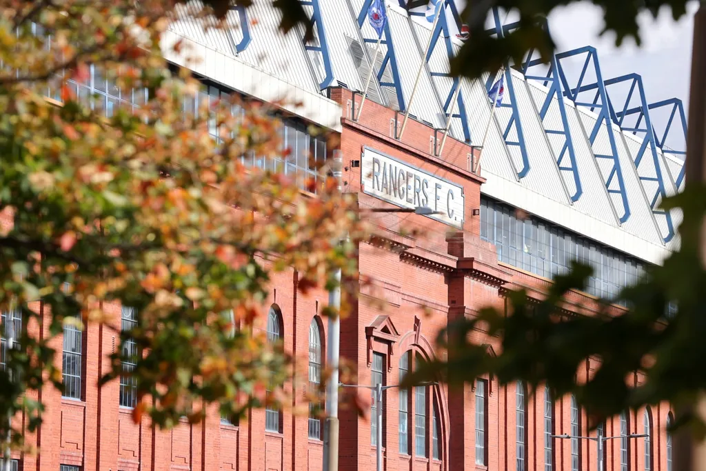 Ibrox Stadium retains the unique design of Archibald Leitch