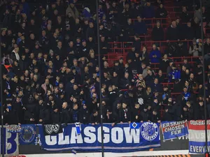‘No security response’ from Manchester United as Rangers fans seen in Old Trafford home end