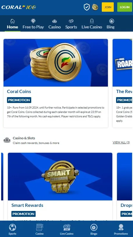 coral review ongoing promotions