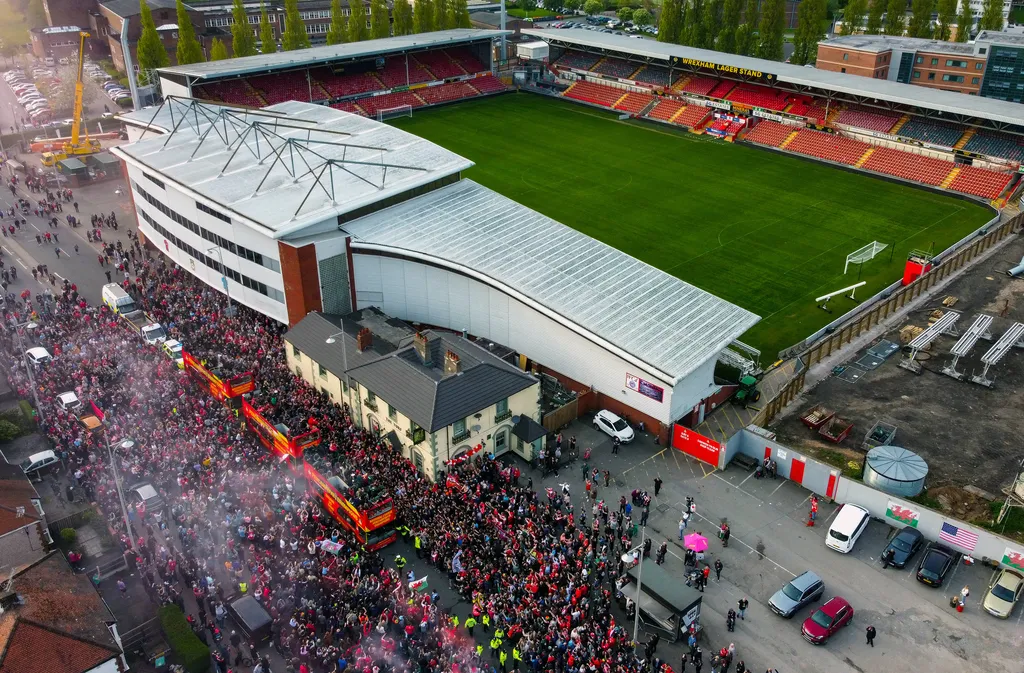 Wrexham stadium expansion kop end