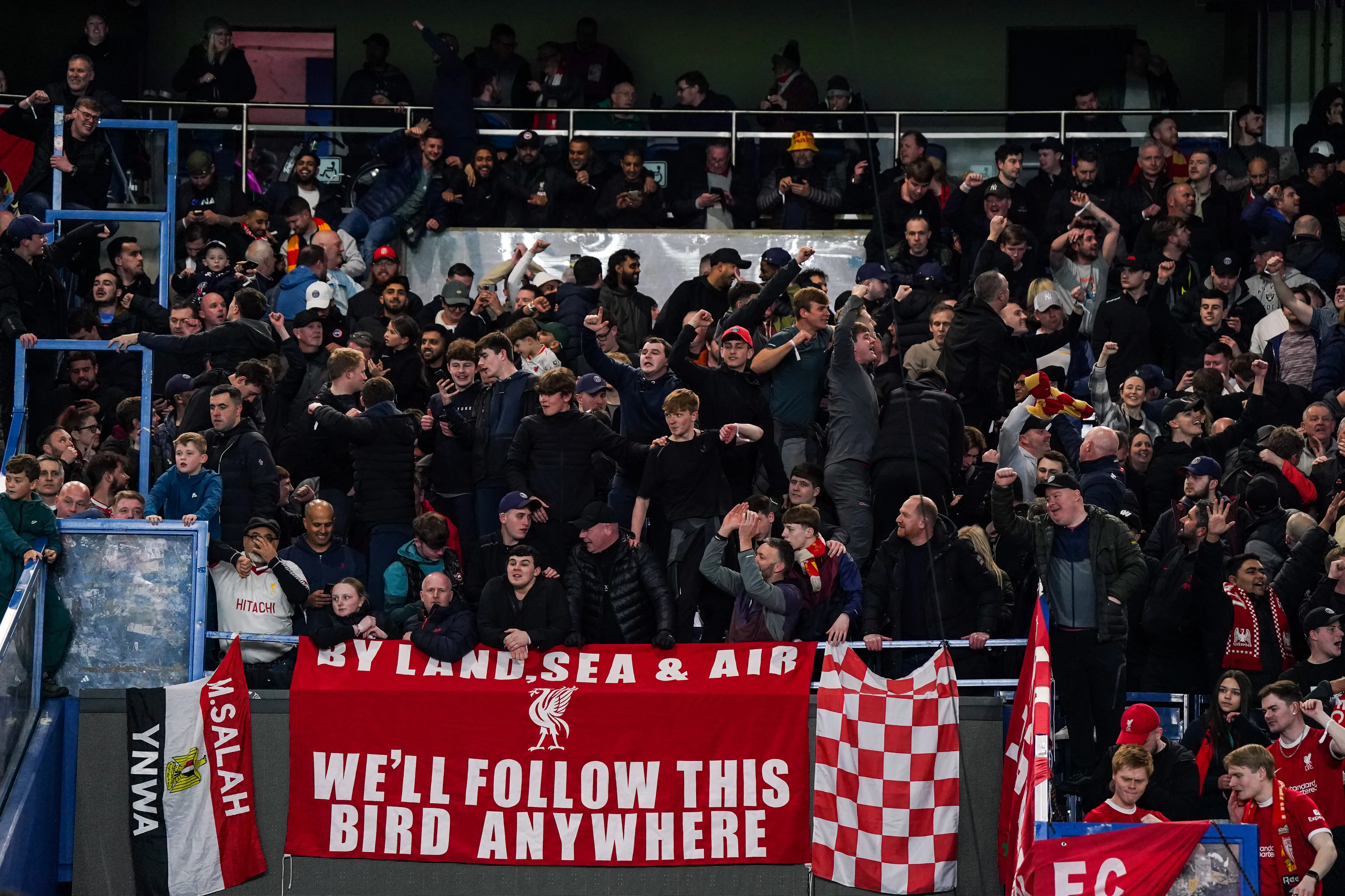 Liverpool fans in Paris