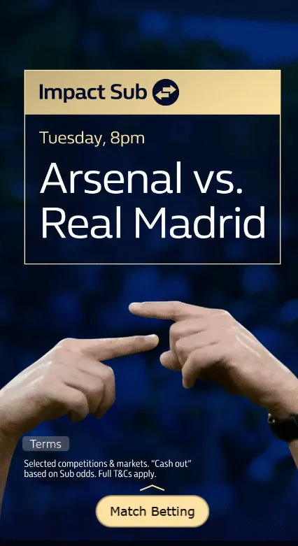 William hill impact sub feature on football UK