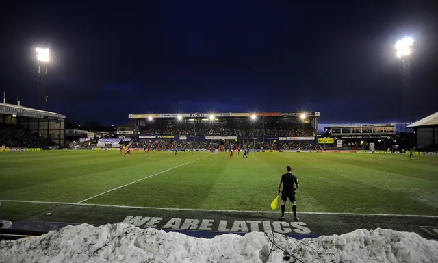 Boundary Park is one of the highest altitude stadiums in the UK