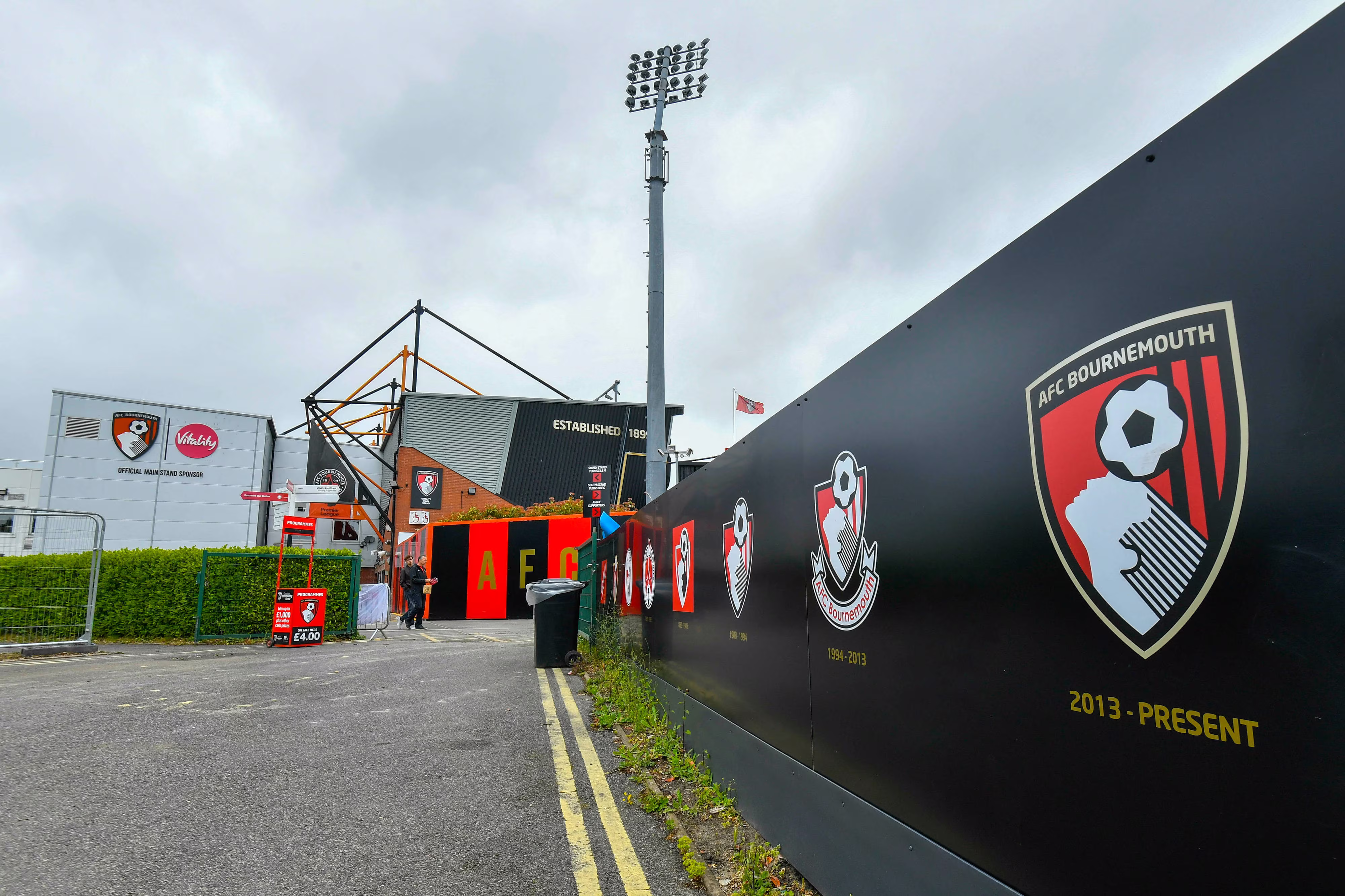 View outside the Vitality Stadium