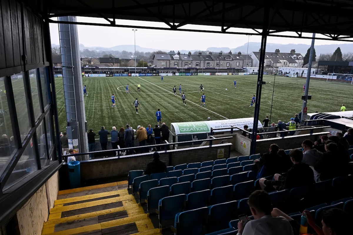 A view from the stands at Silverlands on March 21, 2026