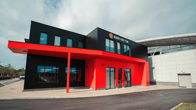 Manchester United training ground United Women facility | Carrington redevelopment