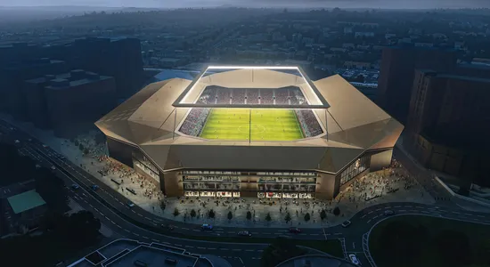 New Power Court footage shows latest progress on new &pound;100m Luton Town stadium project