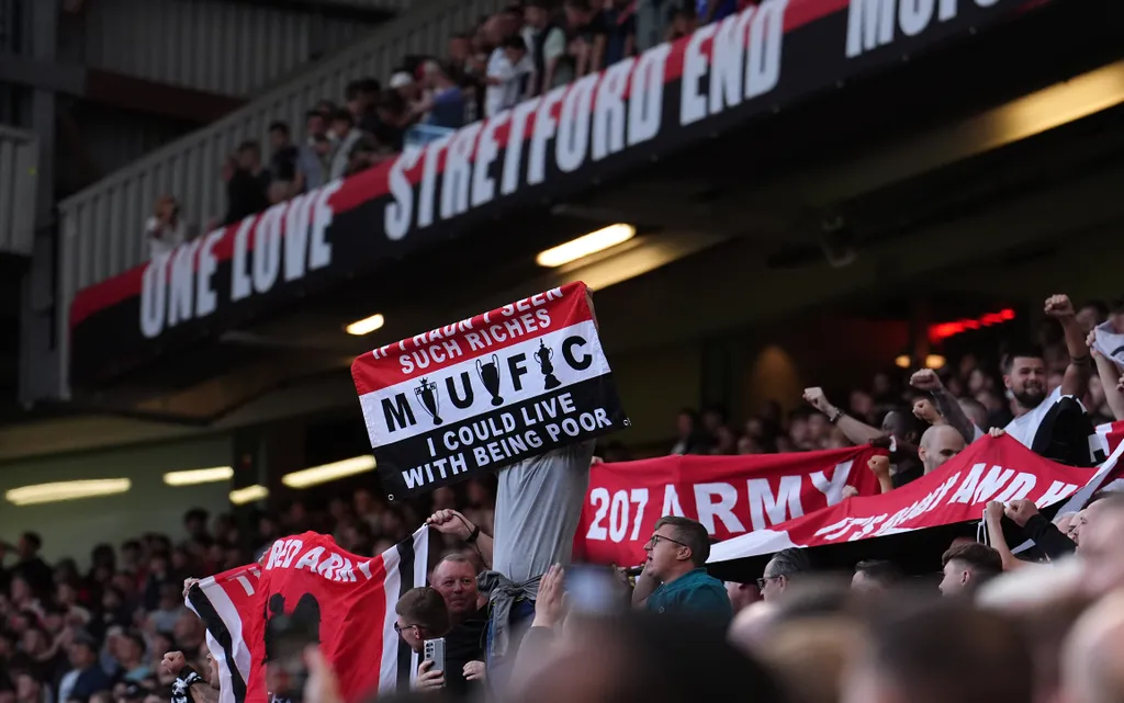 Fans at Old Trafford