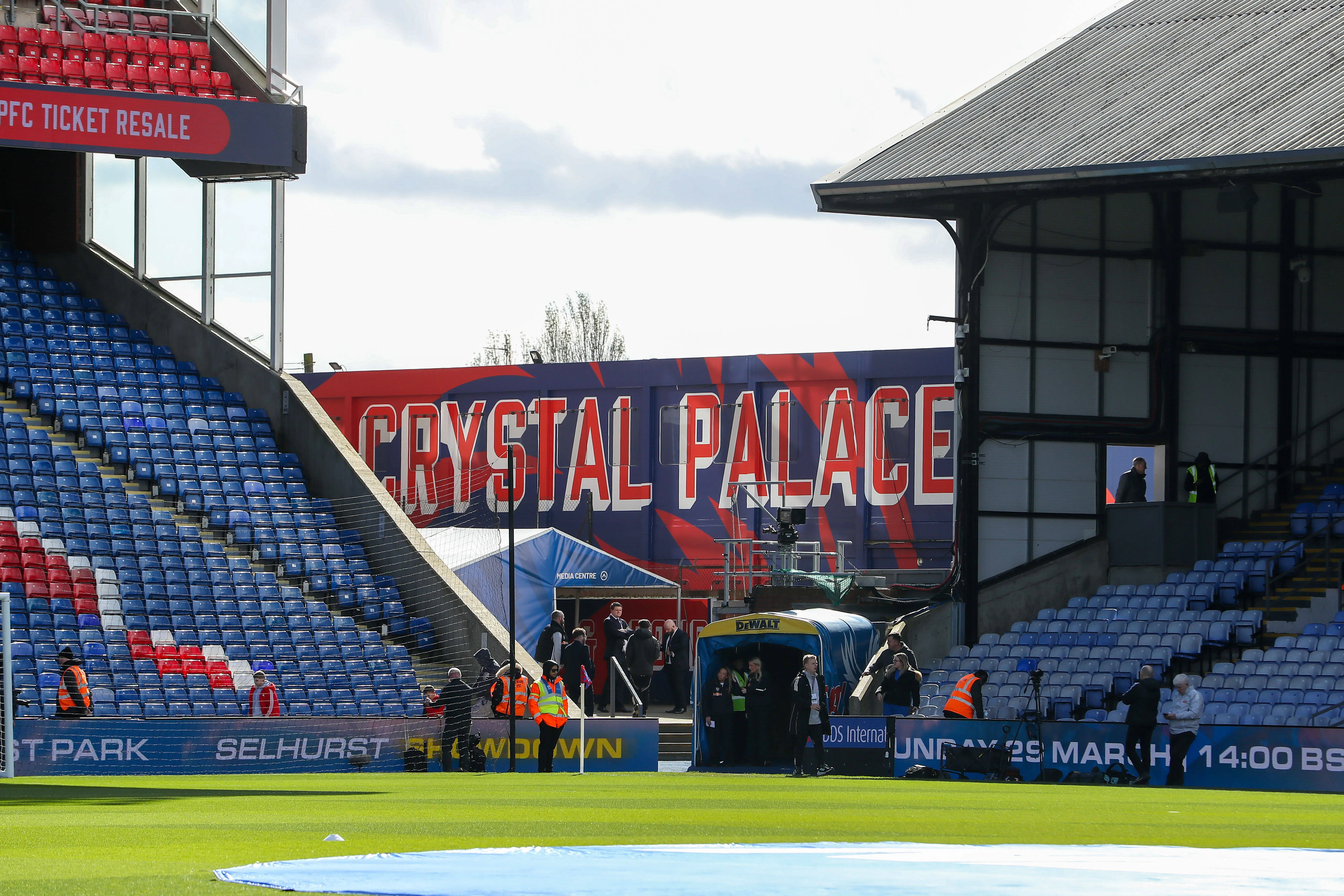 View inside Selhurst Park
