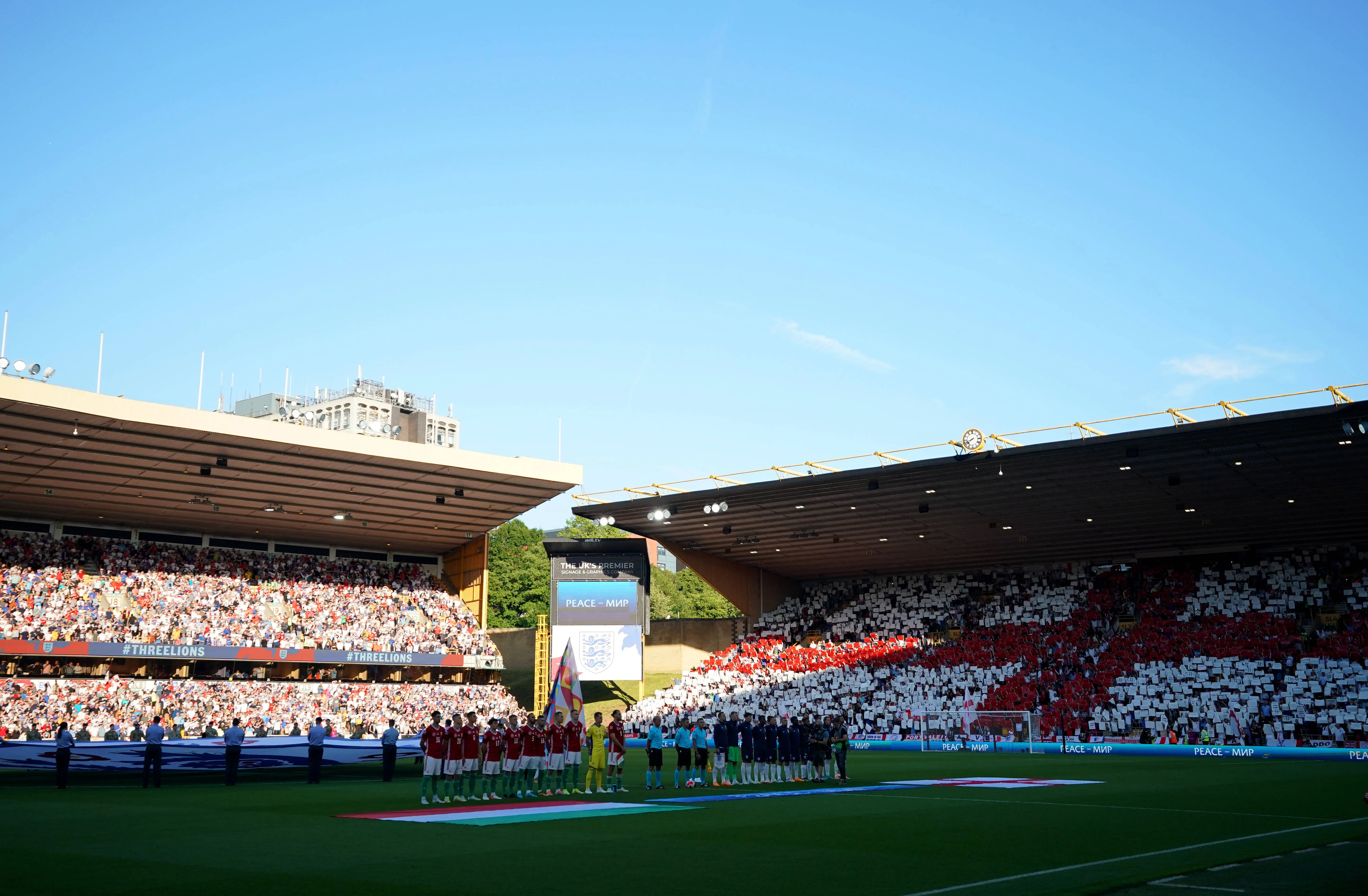 Molineux last hosted the men&rsquo;s senior England team in a Nations League match vs Hungary in 2022
