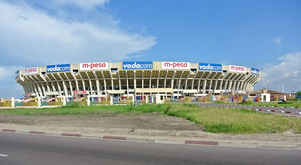 Stade des Martyrs is ranked in the top ten of the biggest stadiums in Africa