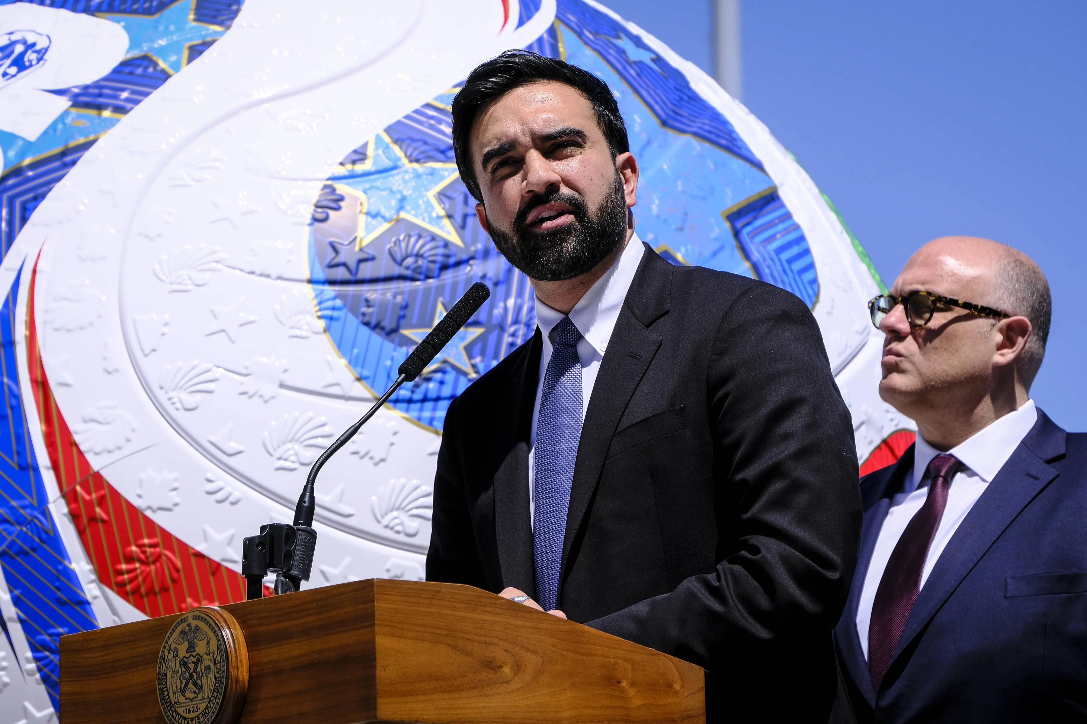 New York City Mayor Zohran Mamdani Announces Free Fan Events Across Five Boroughs during a press conference in New York City