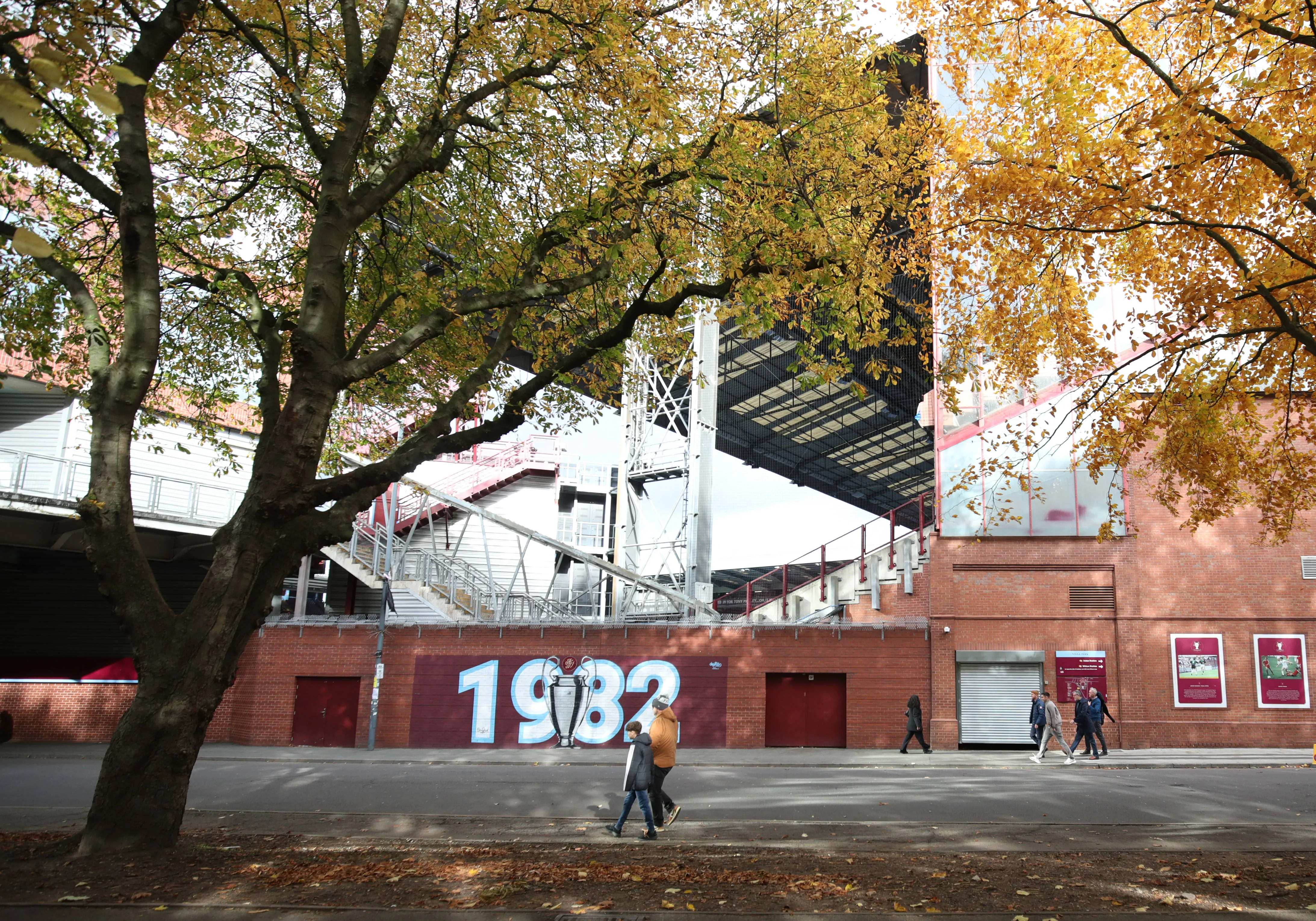 View outside Villa Park