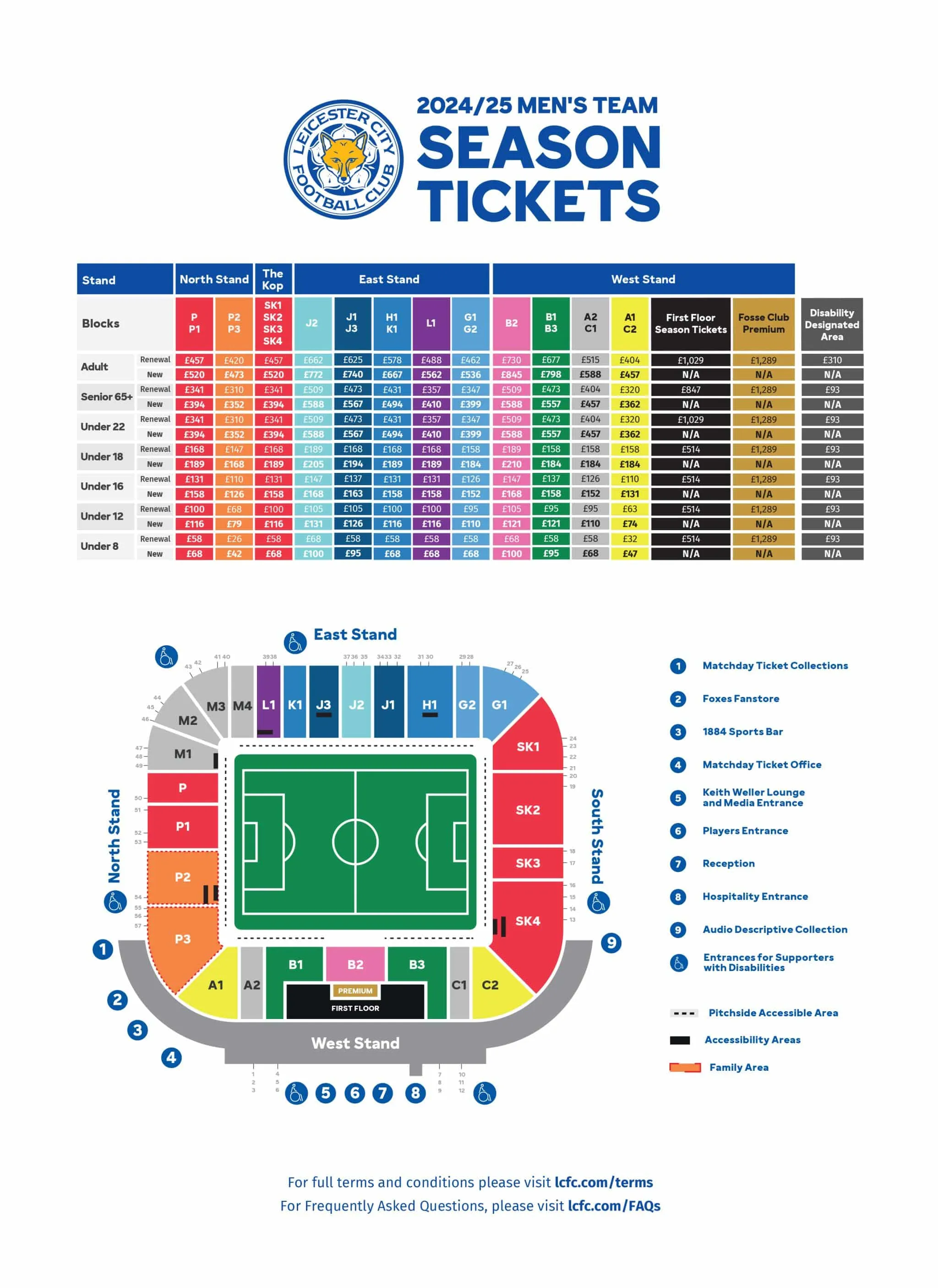 Leicester City tickets 2024/25