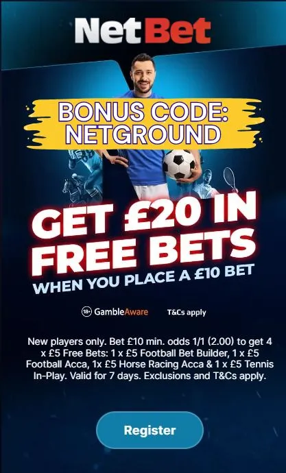 Netbet world cup betting NETGROUND promo code uk