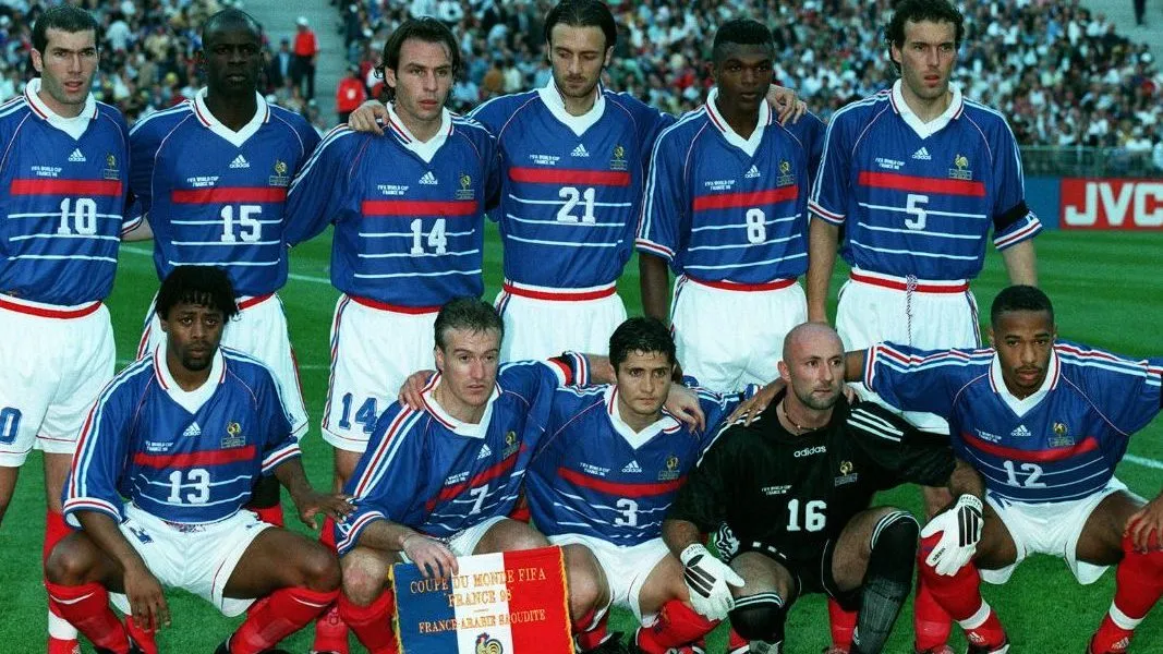 France squad at the 1998 World Cup