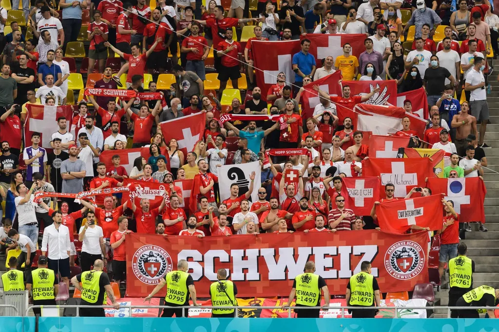 Switzerland fans at Euro 2024