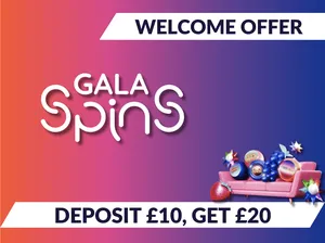 Gala Spins welcome offer 2025: Get £20 + 30 free spins on top