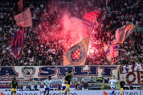 Hajduk Split fans under police investigation for &lsquo;glorified Nazi chants&rsquo; before Ajax Conference League match