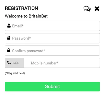 britain bet sign up offer