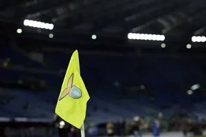 Lazio Ultras brandish banner amid recent controversies