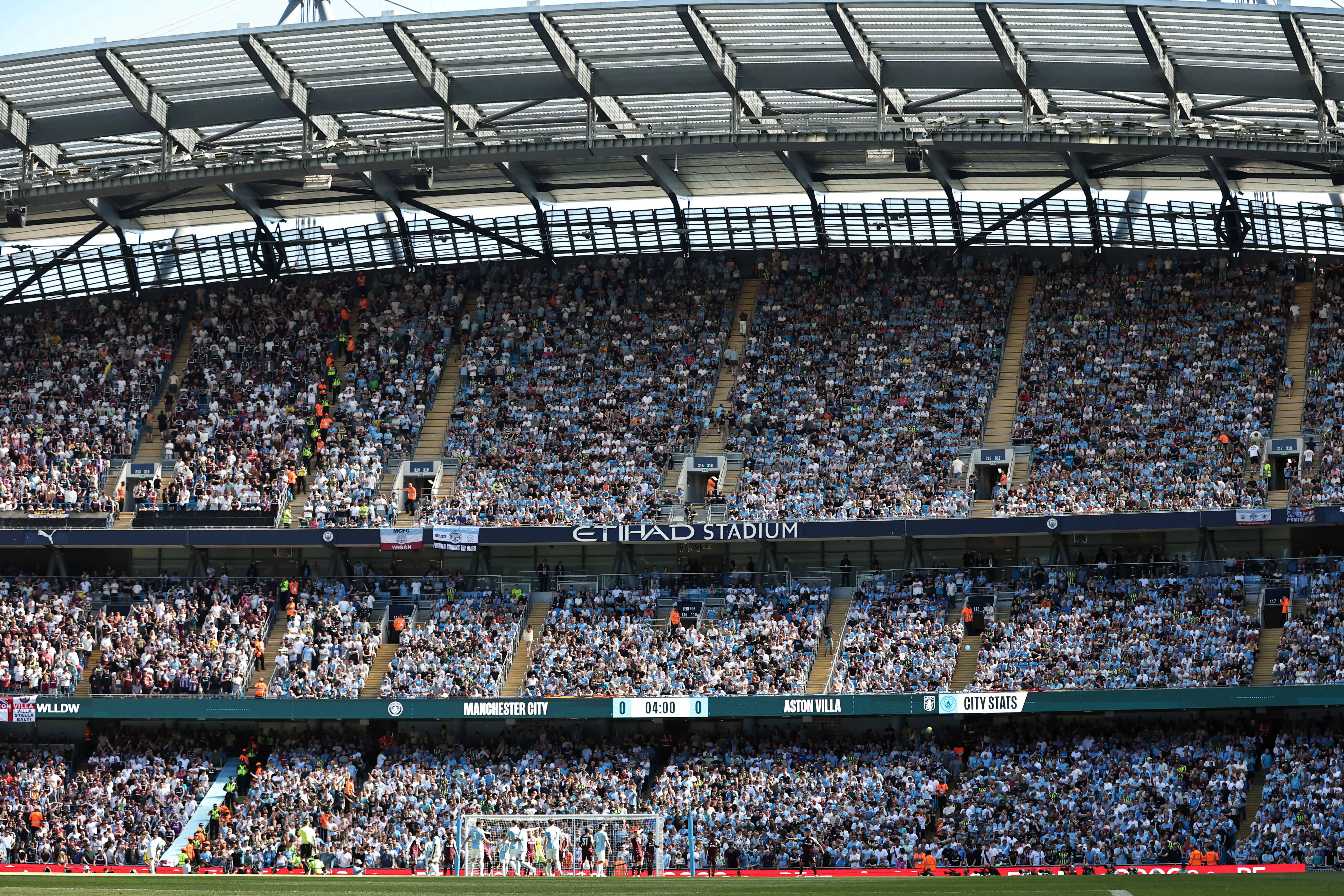 The Etihad Stadium was packed out for Pep Guardiola's final game 