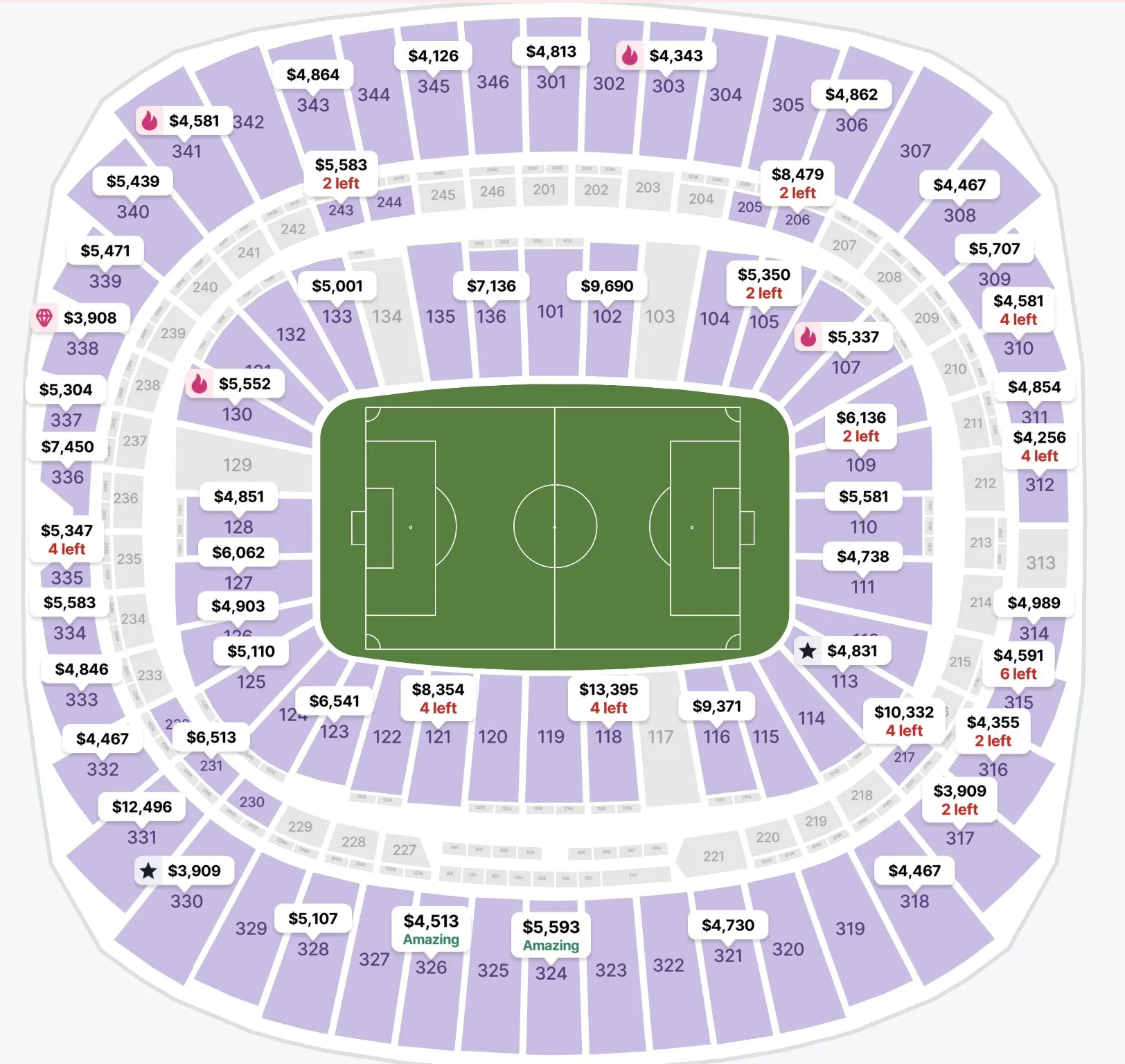 2026 World Cup quarter-final resale ticket prices at Kansas City Stadium