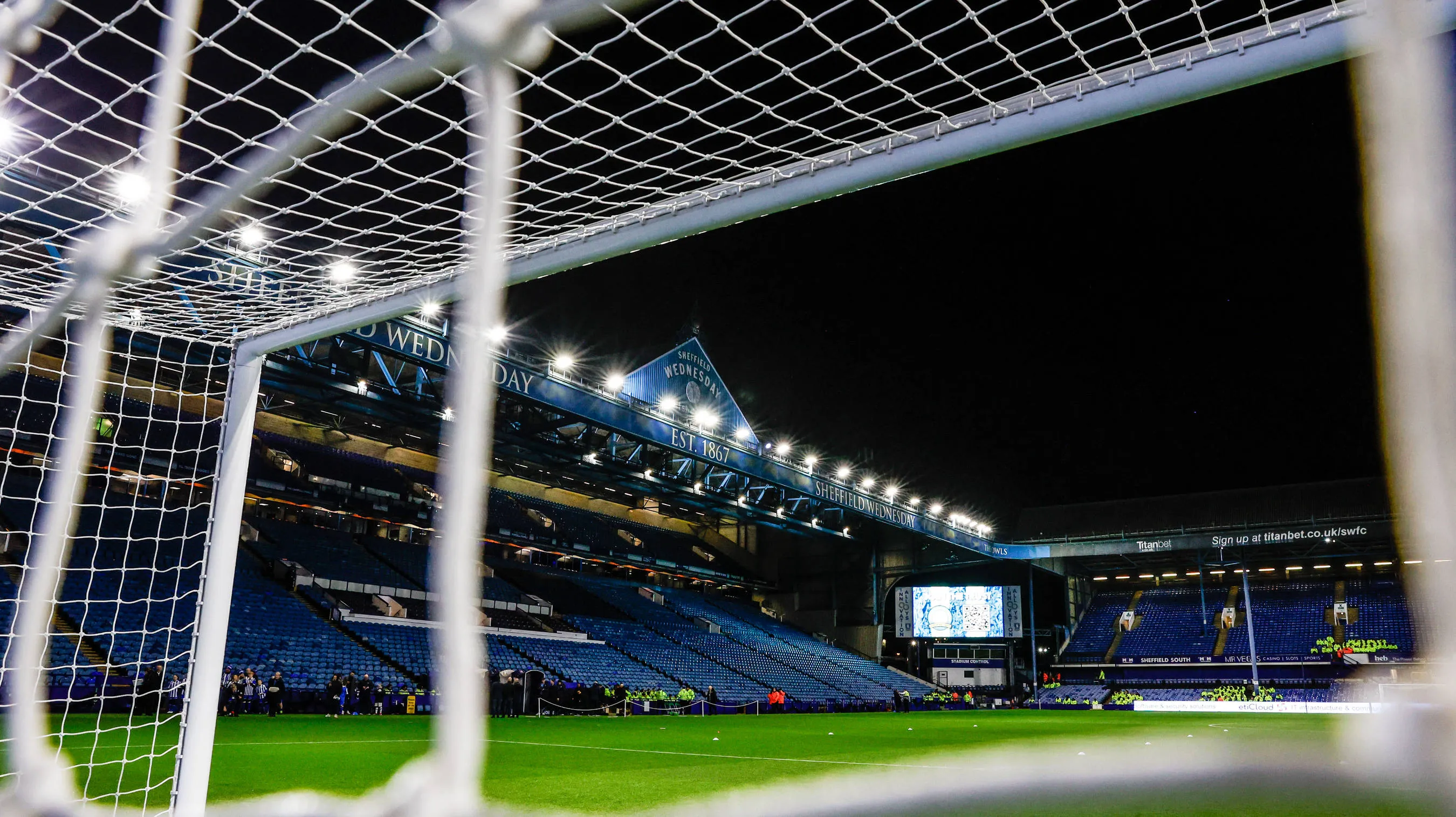 View inside Hillsborough Stadium
