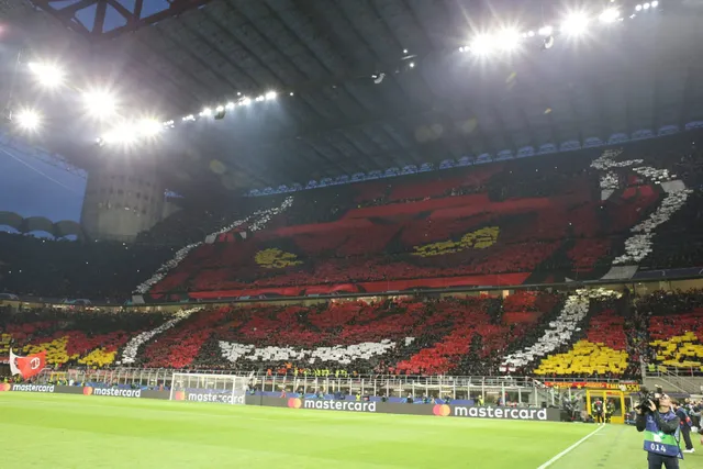 AC Milan fans at San Siro