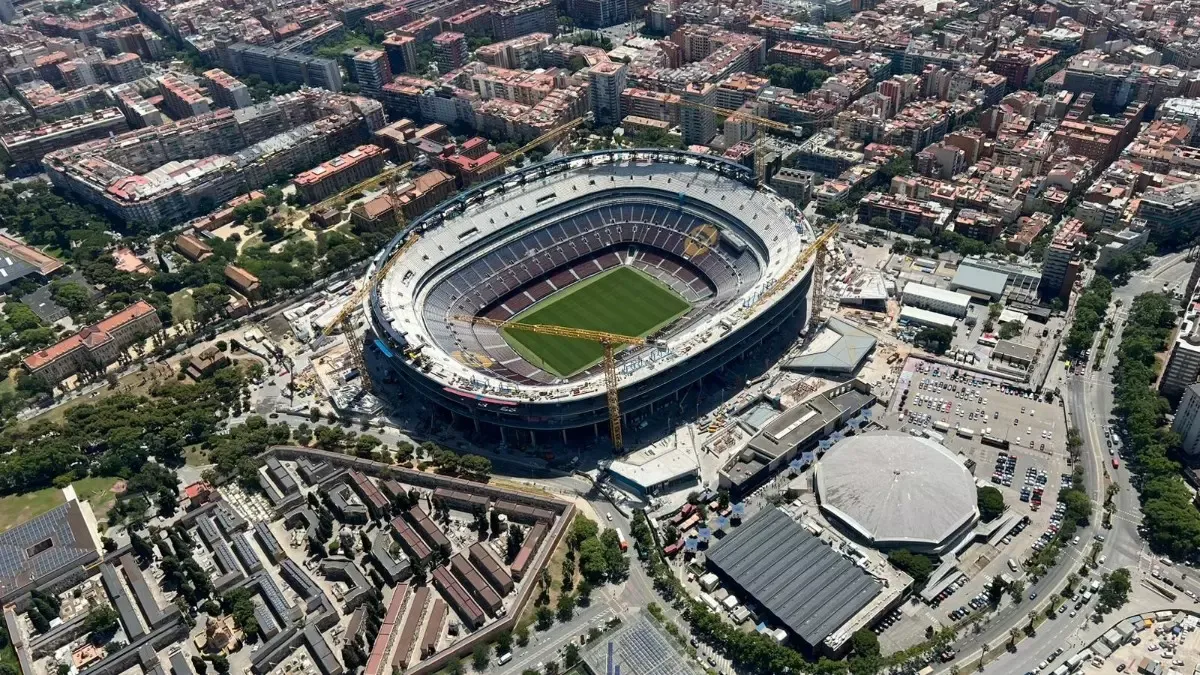 Camp Nou from above