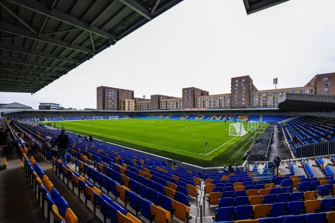 A general view of Wimbledon's stadium