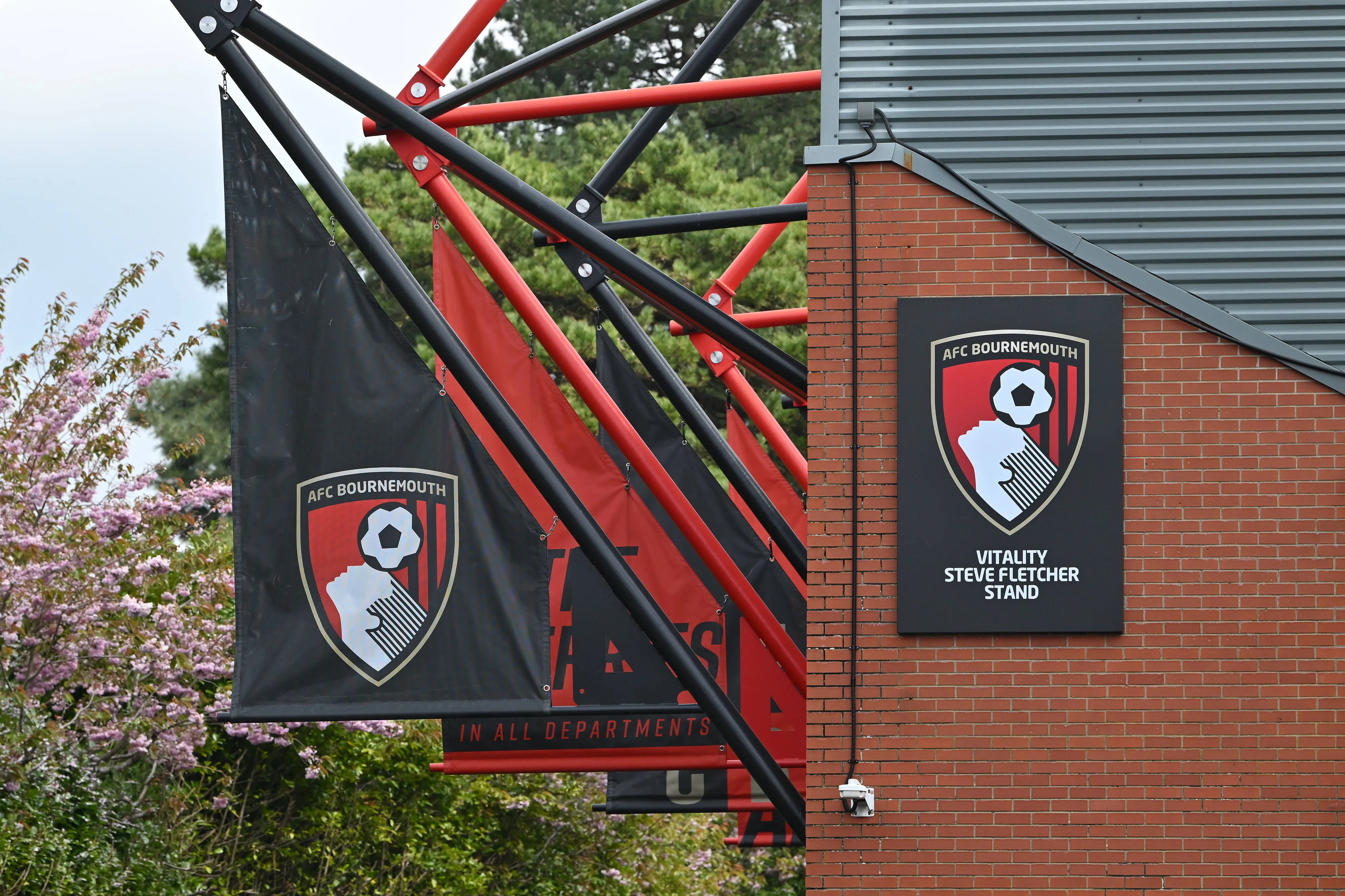 View outside the Vitality Stadium, Bournemouth