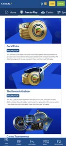 Coral sign up offer & rewards 2025