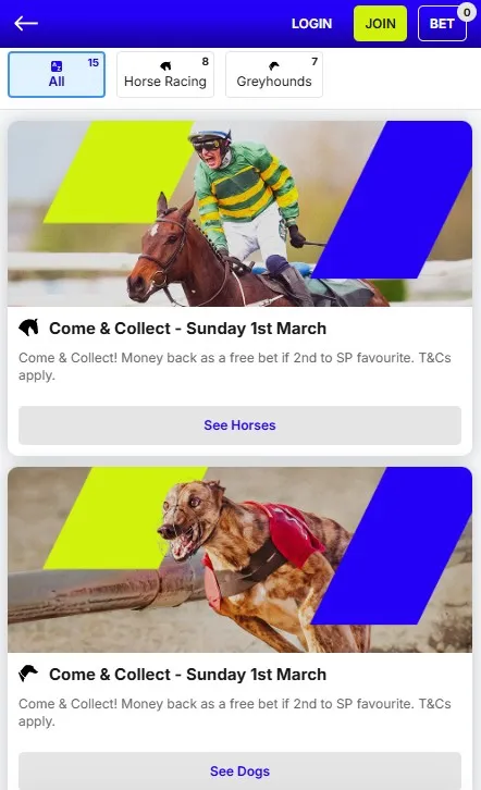 boylesports greyhound horse racing