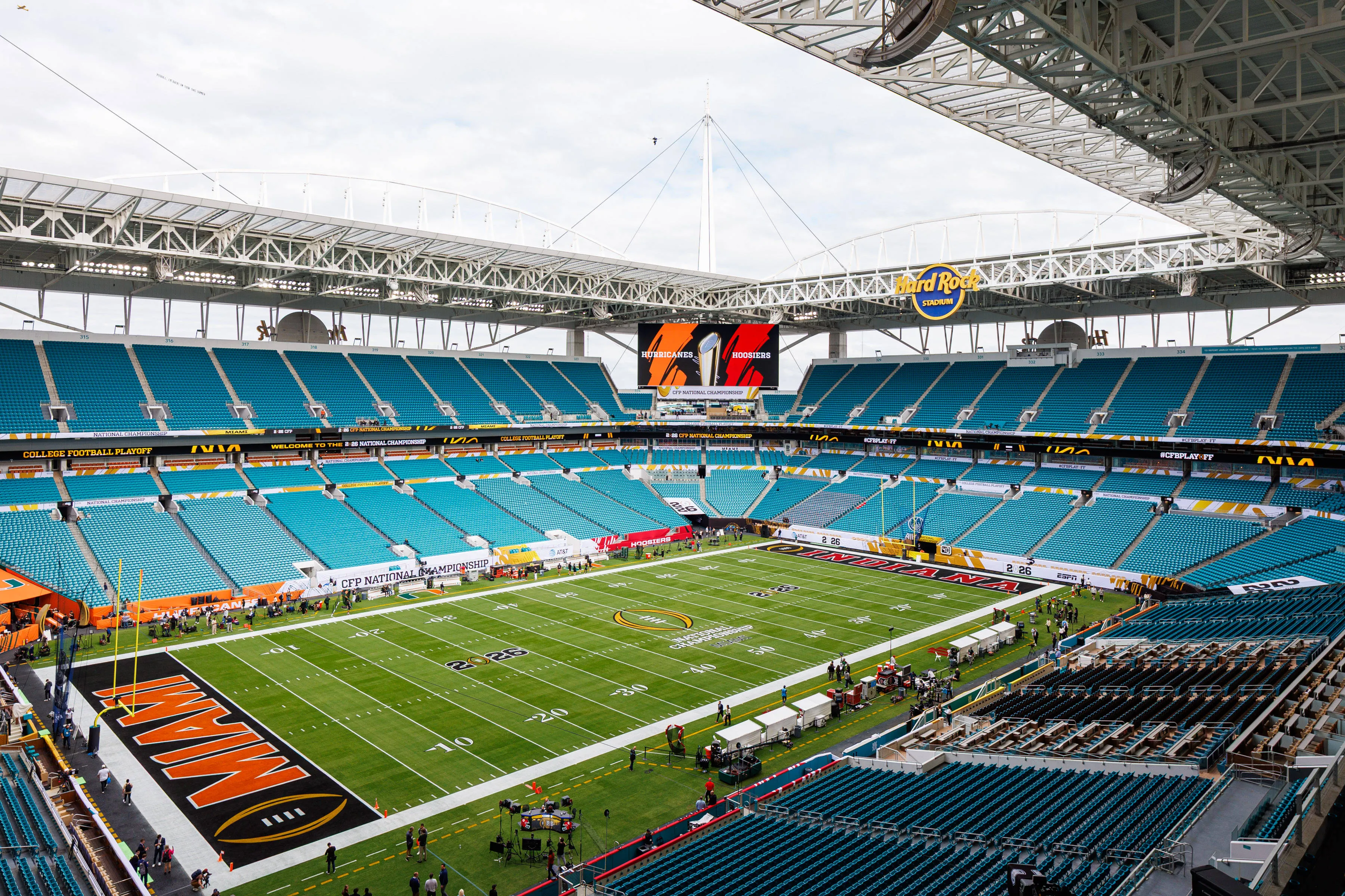 View inside Hard Rock Stadium, set to host Scotland vs Brazil in Group C