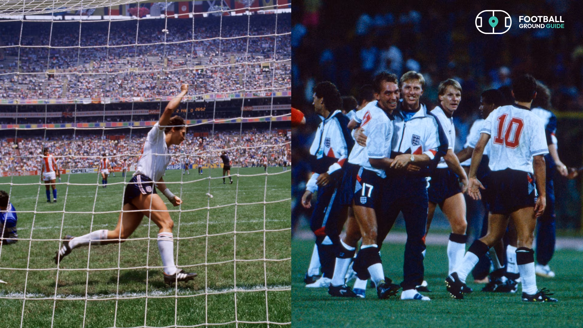 Every stadium where England have won a World Cup knockout match at since 1966