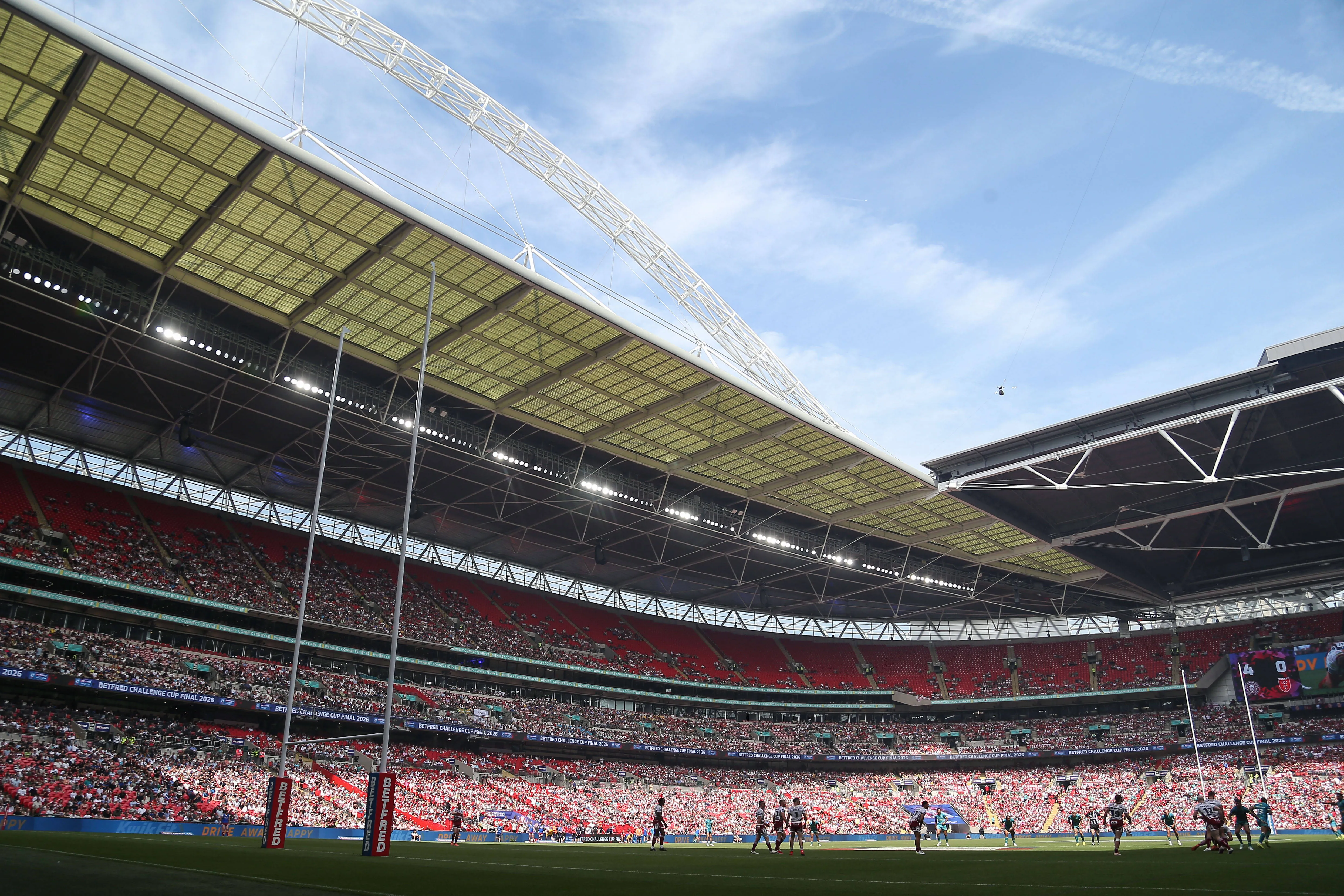 2026 Challenge Cup Final between Wigan Warriors and Hull Kingston Rovers at Wembley Stadium