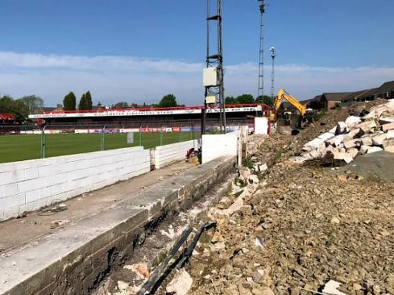Crown ground Demolition Of Stand