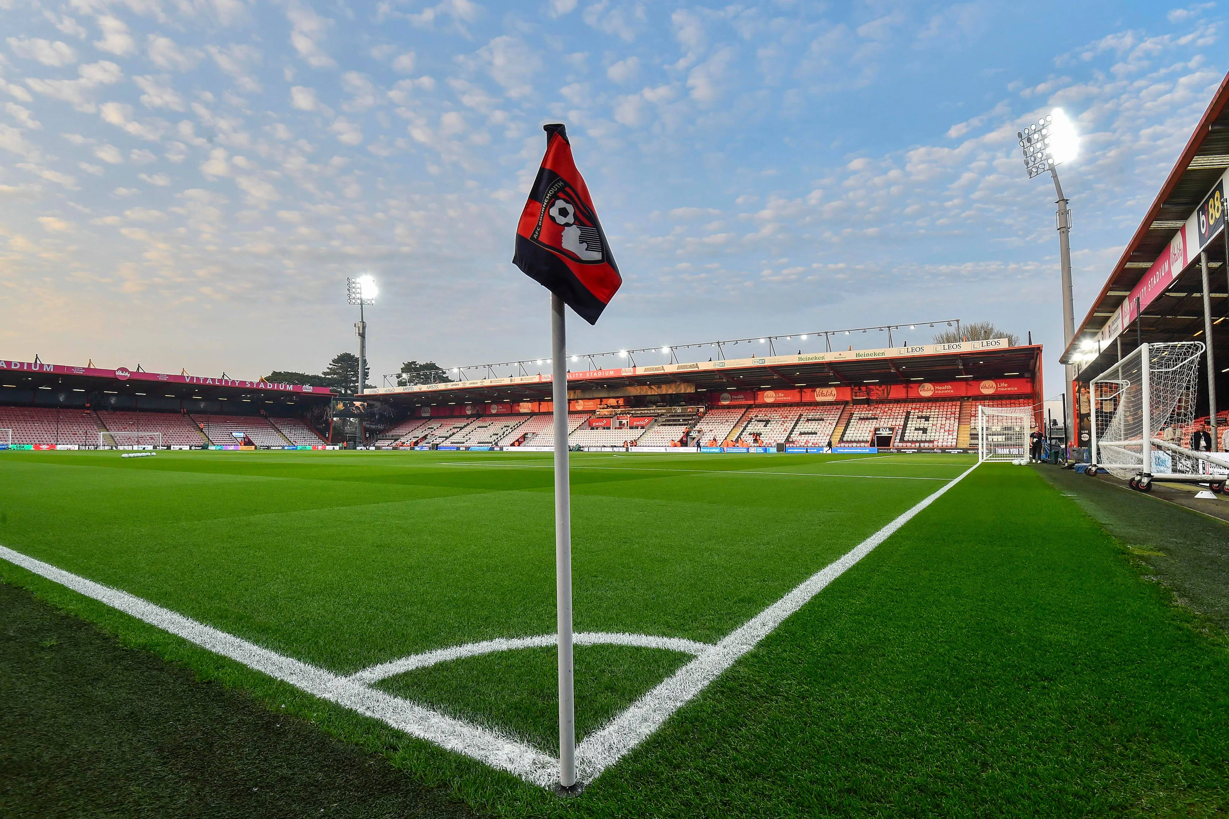 General view inside the Vitality Stadium, Bournemouth