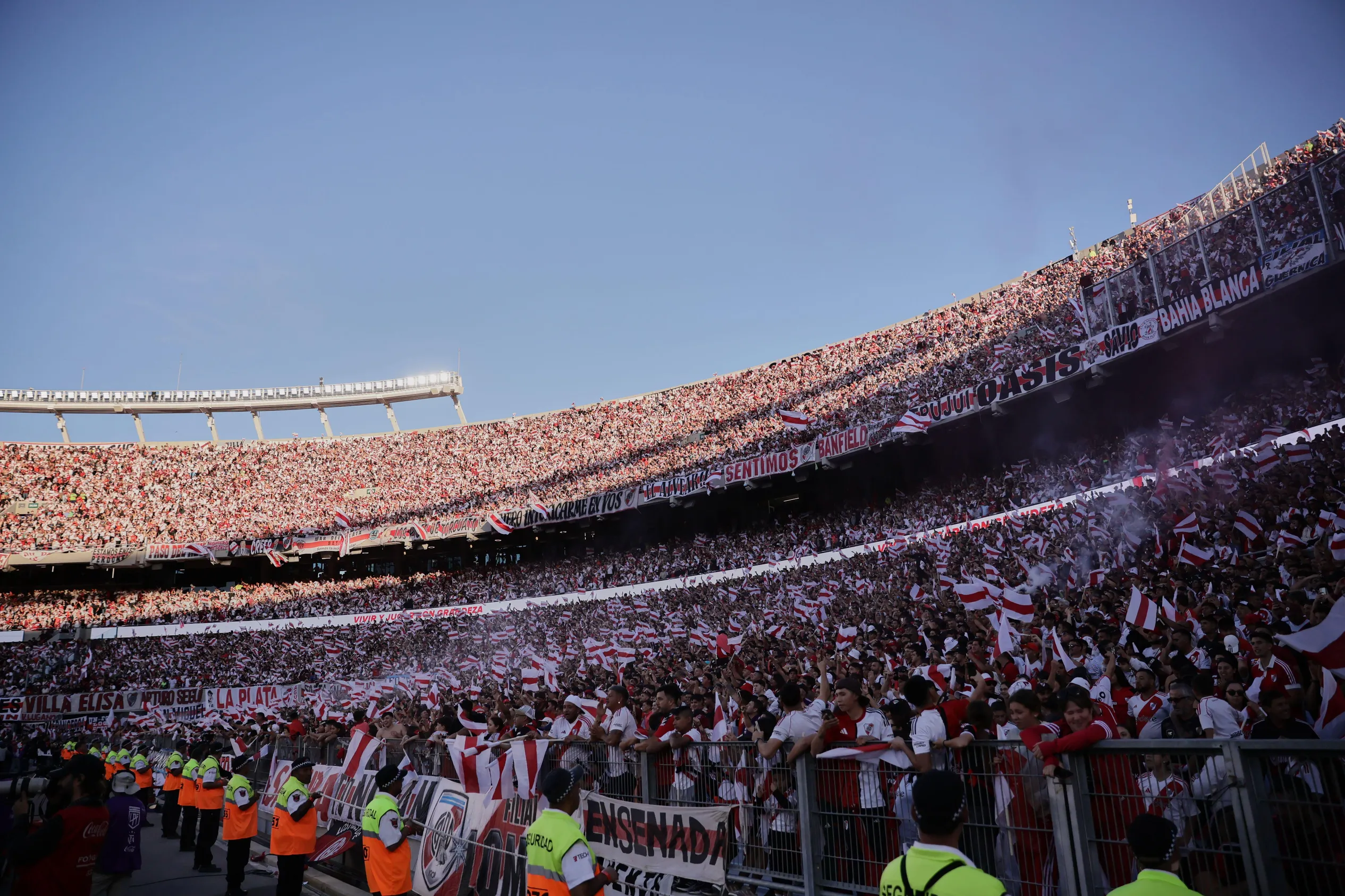 Boca Juniors face off at Estadio Monumental