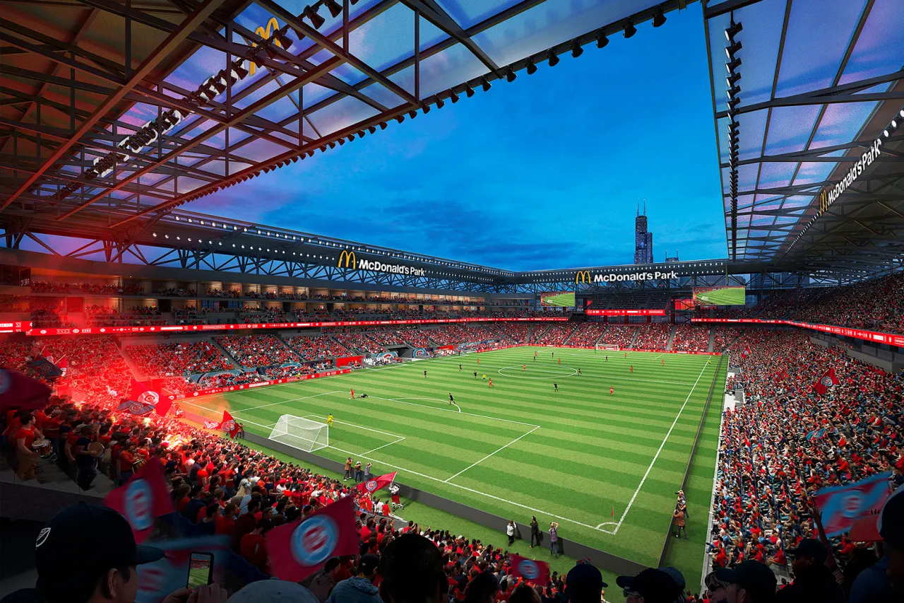 McDonald&rsquo;s agree &lsquo;first-ever&rsquo; major naming rights deal with new &pound;555m stadium set to open in 2028